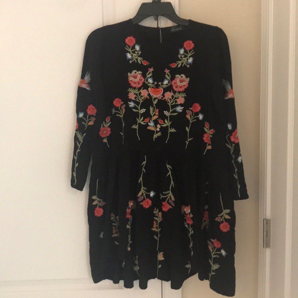 Floral Embroidered Dress